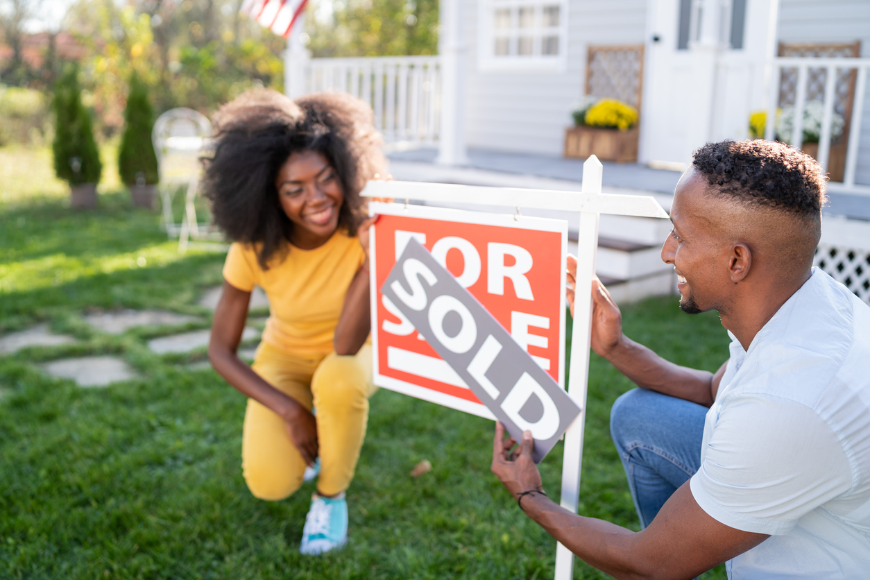 Couple buys a new house