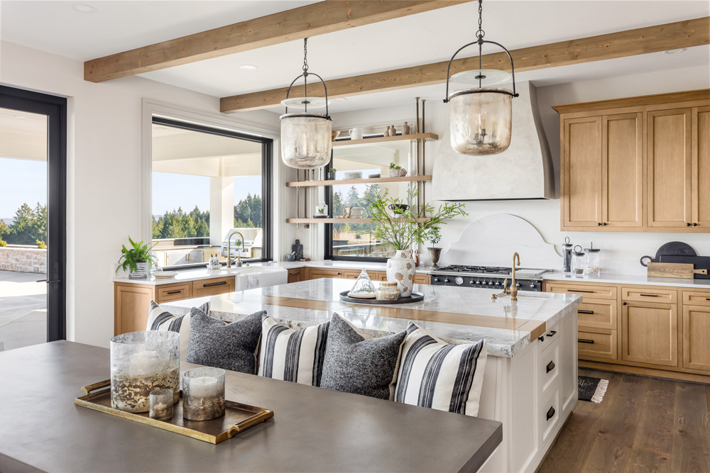 Interior Design Styles: Modern Farmhouse Interior design styles: a kitchen in modern farmhouse style