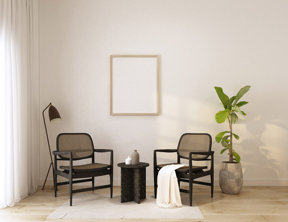 Interior Design Styles: Organic-Modern Interior Design Styles: A sitting area in organic modern style