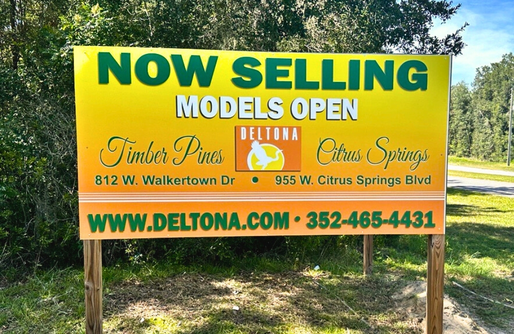 Deltona Homes for Sale in Citrus Springs Sign