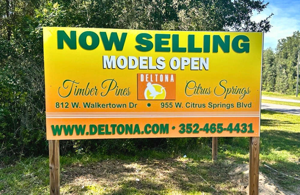 Deltona Homes for Sale in Citrus Springs Florida Deltona Homes for Sale in Citrus Springs Sign