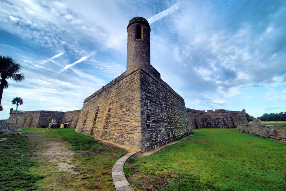 Castillo de San Marcos in St. Augustine, Florida