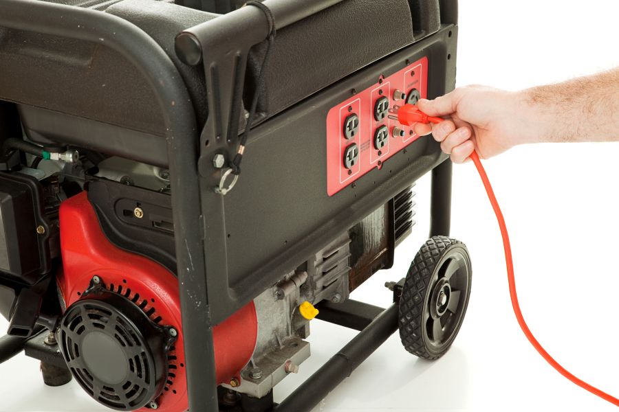 Plugging into generator