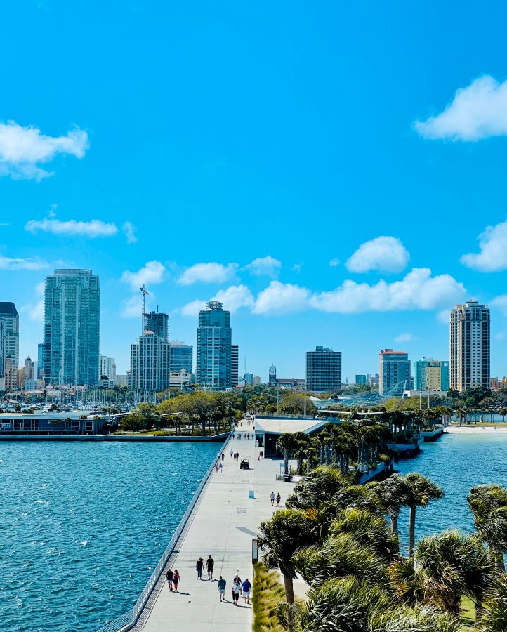 Saint Petersburg Skyline from the Pier
