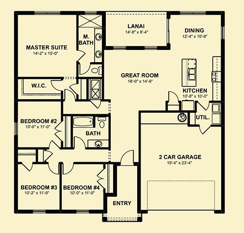 The Gables Floor Plan