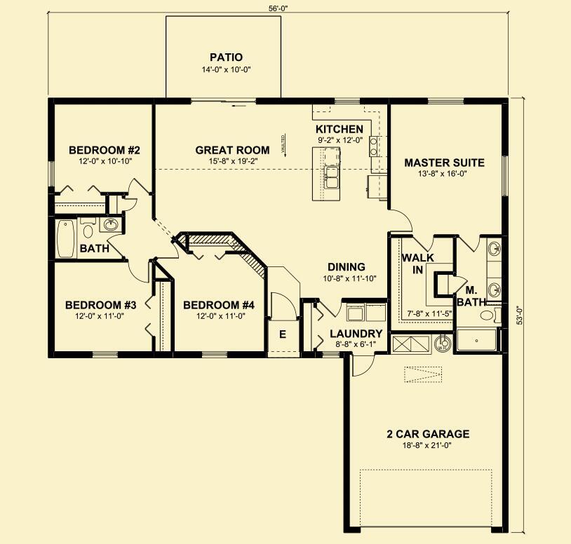 Lavender Floor Plan