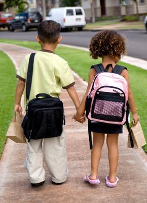 Kids Walking to School