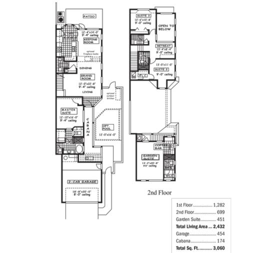 Pelican Creek Floor Plan in Isles of The World New Homes by Deltona