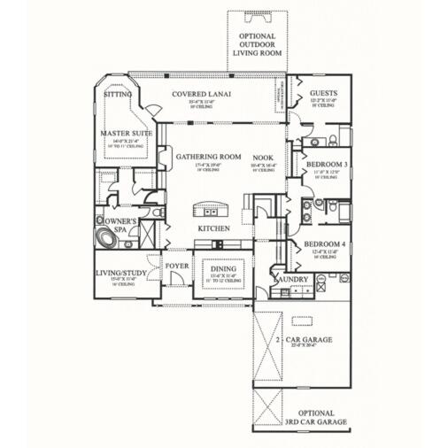 Palermo Floor Plan in San Savino New Homes by Deltona